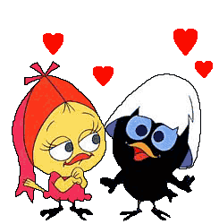 Gif animé Caliméro amour